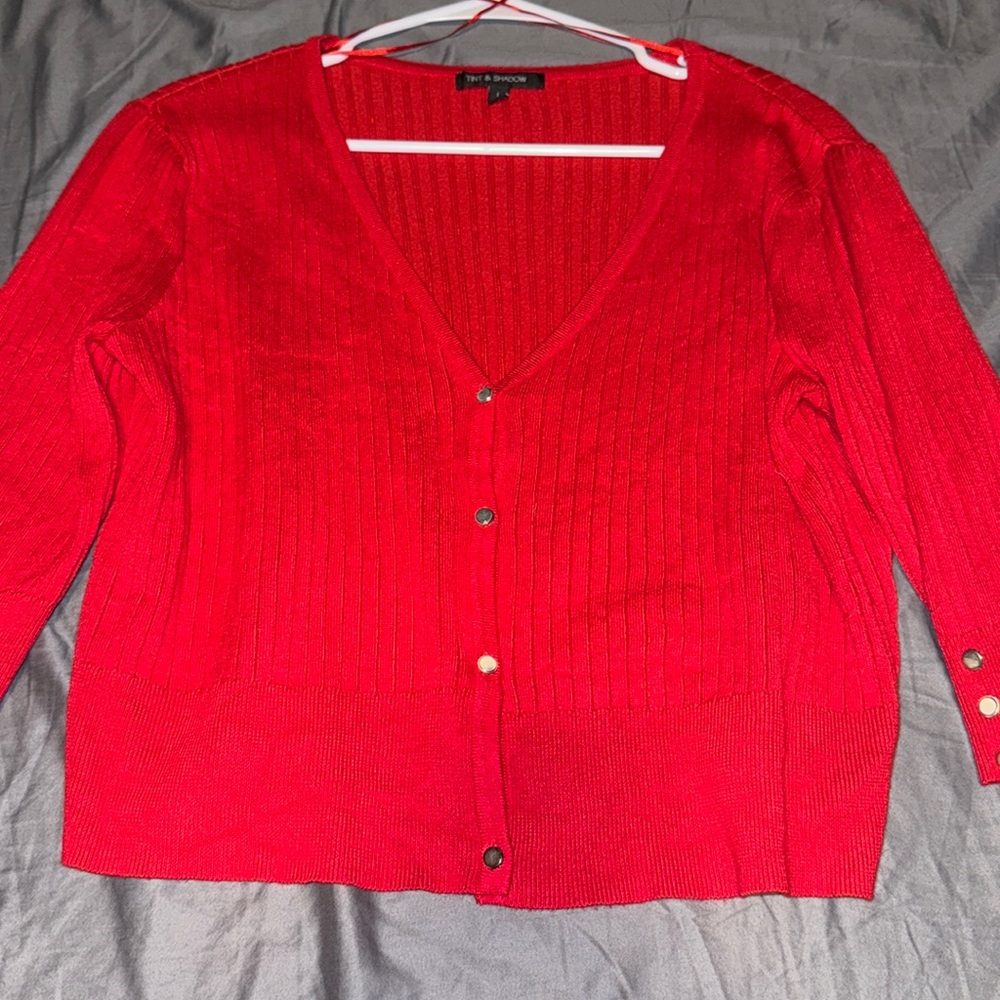 Red sweater